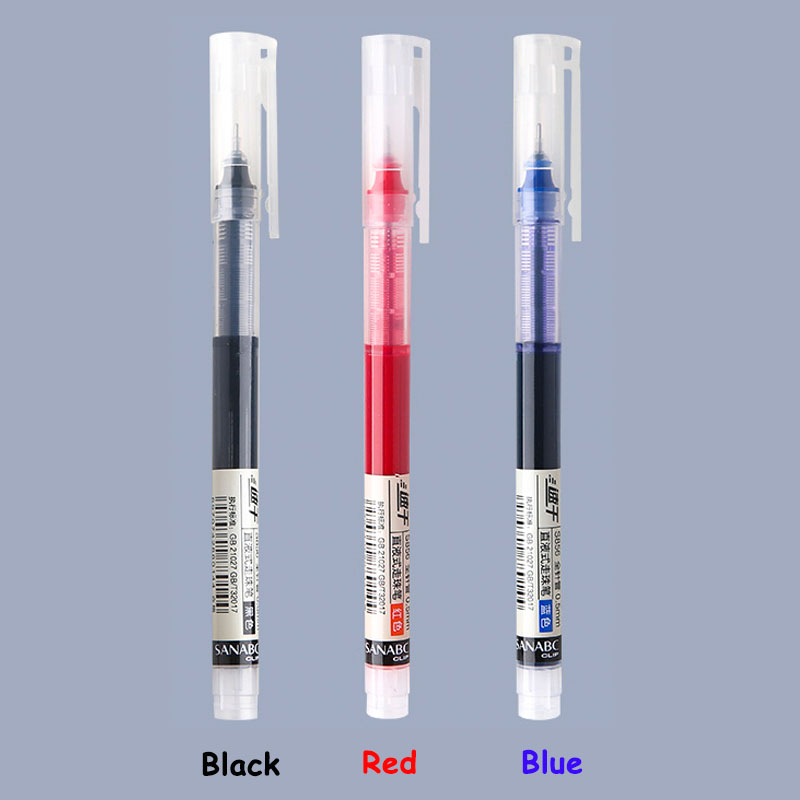Bút Bi Mực Đen / Đỏ / Xanh Ngòi 0.5mm
