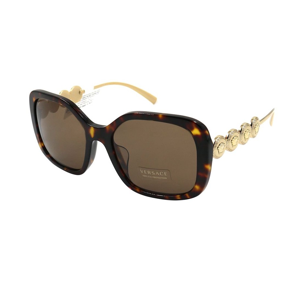 Kính mát nam nữ thời trang Versace VE4375F chính hãng, thiết kế dễ đeo bảo vệ mắt