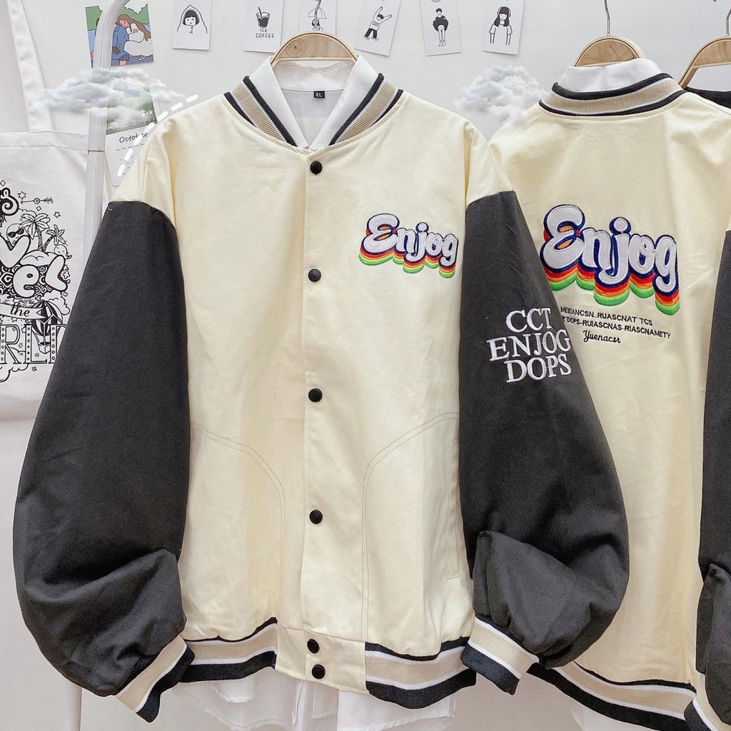 [Mã WASTMAY giảm 15% tối đa 30K đơn 150K] áo bomber ENJOGGGG | BigBuy360 - bigbuy360.vn