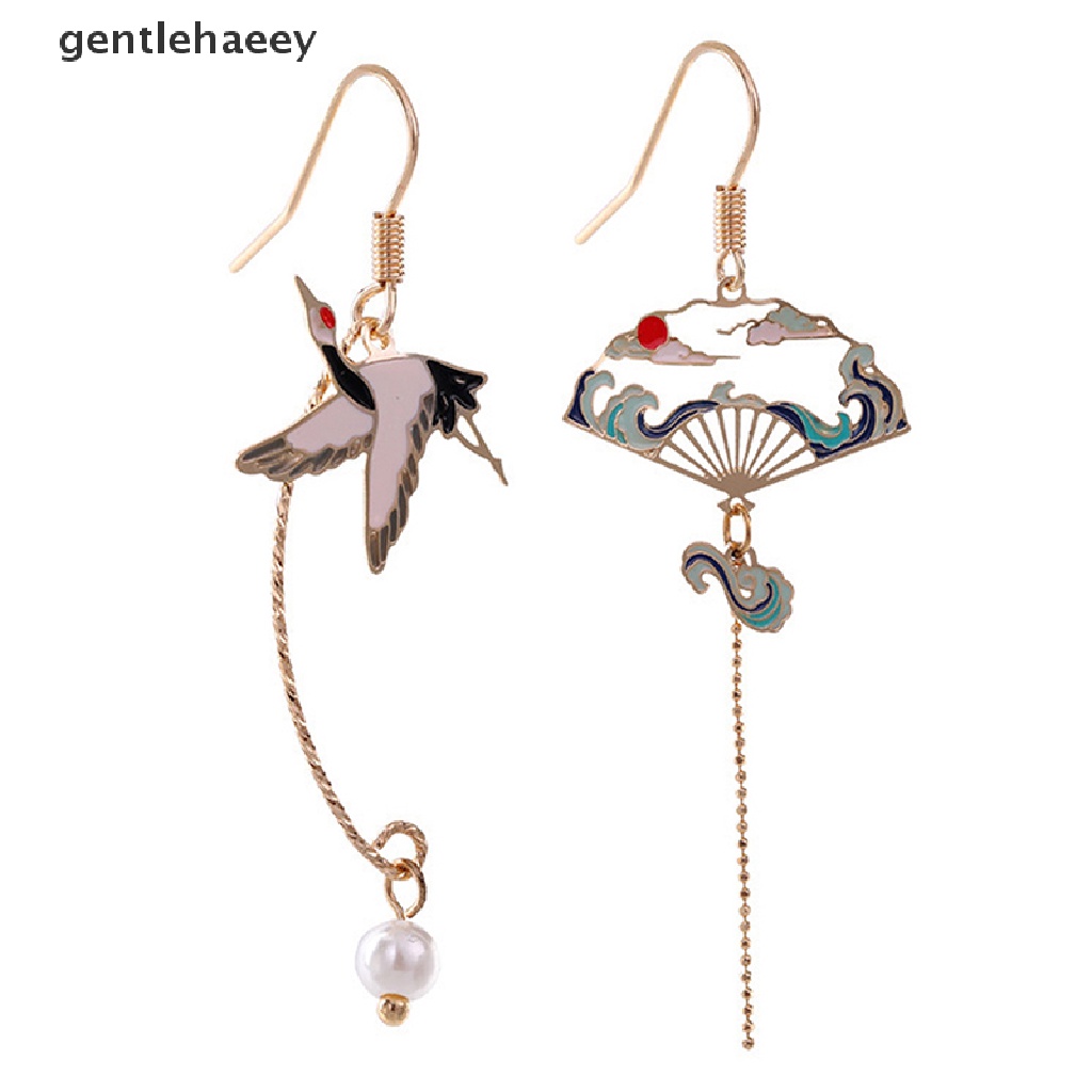 Khuyên Tai Lủng Lẳng Hình Thỏ / Mèo Không Đối Xứng Cho Nữ