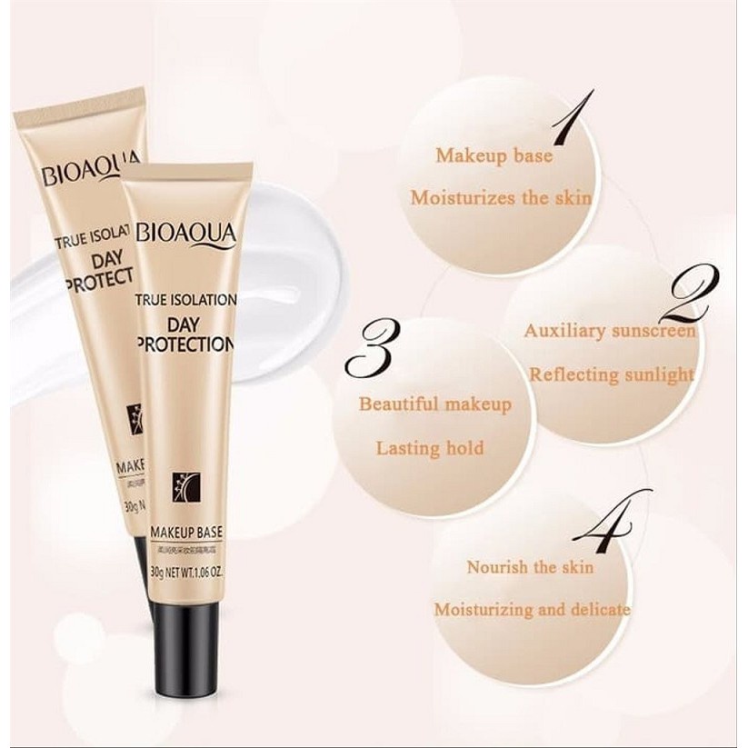Kem Lót Trang Điểm Che Phủ Mịn Đều Màu Bioaqua True Isolation Make Up Base HATOLA