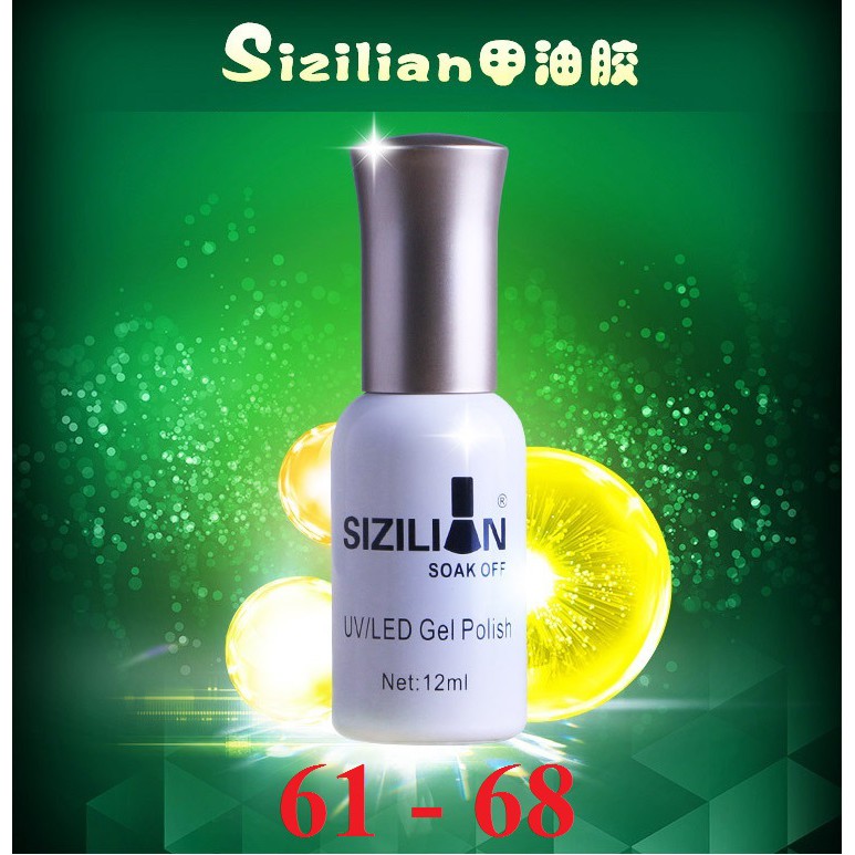 Sơn gel Sizilian 12ml mã từ 61-68