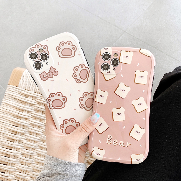 Ốp iphone - Ốp lưng imd cong Gấu mèo dễ thương 6plus/6splus/7/8/7plus/8plus/x/xs/xsmax/11/11promax - Awifi Case T4-3 | BigBuy360 - bigbuy360.vn