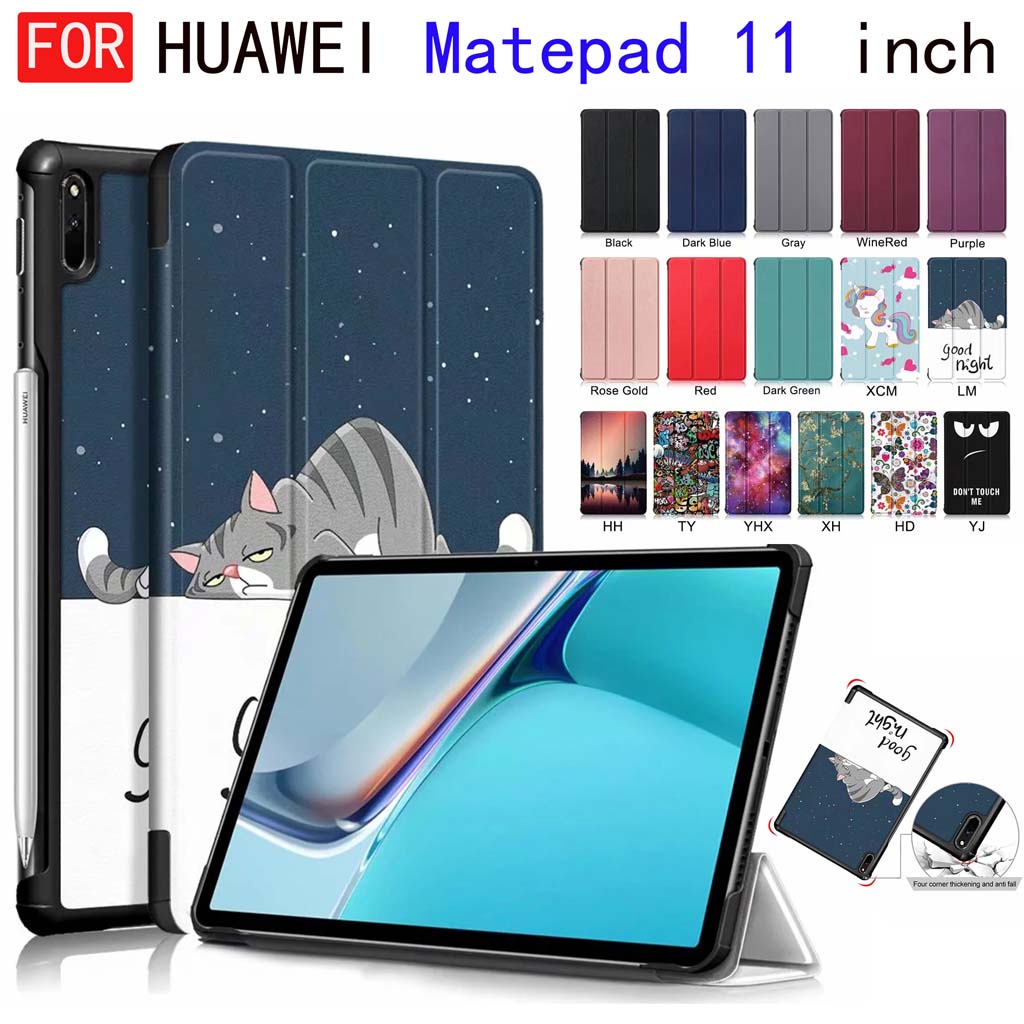 Ốp lưng máy tính bảng bằng da PU dành cho Huawei Matepad 11 11 inch