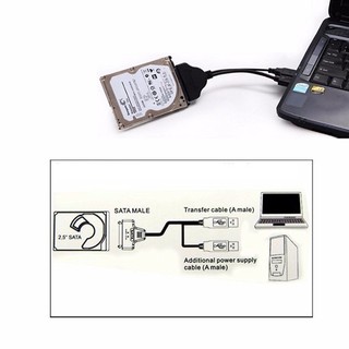 Dây USB 3.0 to sata 2 đầu USB