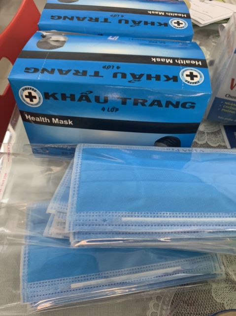 Khẩu trang y tế 4 lớp kháng khuẩn_1 hộp 50 cái | BigBuy360 - bigbuy360.vn