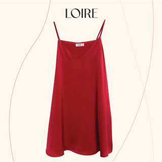 Váy Lụa 2 Dây Cao Cấp Loirechic Freesize LSL05