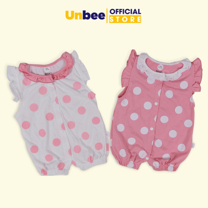 Body Hè Cho Bé Gái, Body Liền Thân Chấm Bi Mùa Hè Chất Vải Cotton, Thoáng Mát, Thấm Hút Mồ Hôi Tốt - Zunbaby - BS025