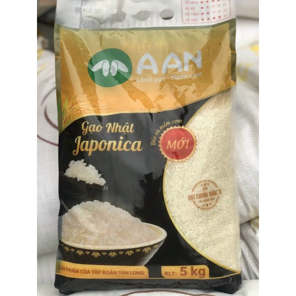 Gạo Nhật JAPOLICA Hãng A AN ( Túi 5 Kg )