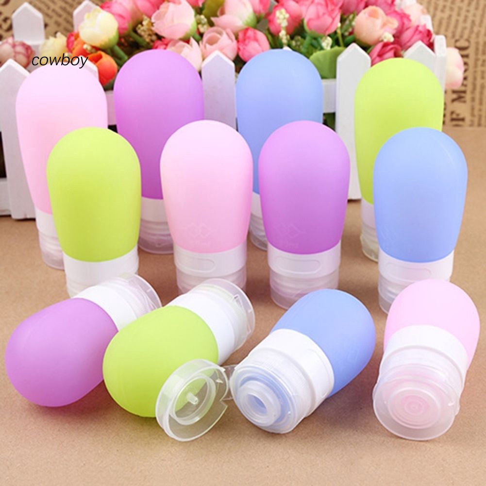 Chai Silicone Mini Đựng Dầu Gội / Sữa Tắm / Dầu Gội Mang Đi Du Lịch Tiện Dụng