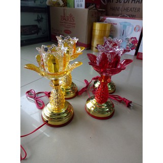 Combo gồm 2 bộ đèn thờ hoa ly 1 bông
