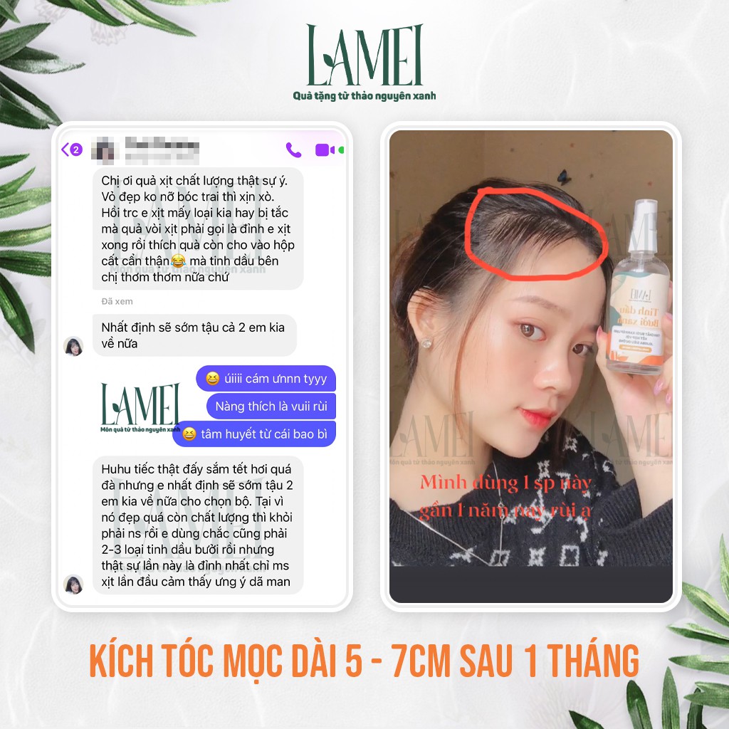 Dưỡng Tóc Tinh Dầu Bưởi Xanh Lamei 100ml | BigBuy360 - bigbuy360.vn
