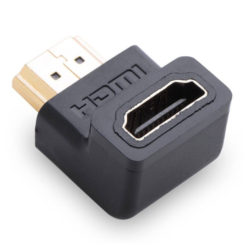 Đầu nối cổng HDMI male sang HDMI female vuông góc 90 độ UGREEN 20109  - Hàng phân phối chính hãng - Bảo hành 18 tháng