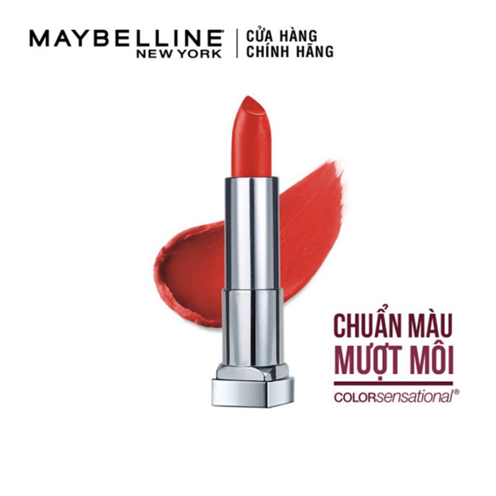 Son Lì Nhẹ Môi Dưỡng Môi Maybelline New York Color Sensational The Creamy Mattes Lipstick 3.9g