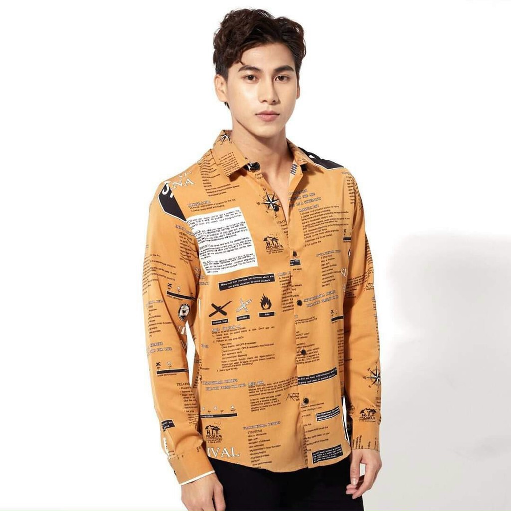 ÁO SƠ MI NAM TAY DÀI IN HỌA TIẾT 3D SIÊU THỜI TRANG  MẪU  MỚI NHẤT NĂM SM1