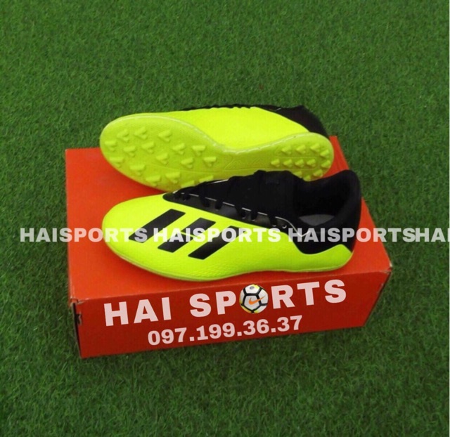 Giày đá bóng sân cỏ nhân tạo X18 -Tặng tất -Khâu đế 100% -Giày đá banh X18