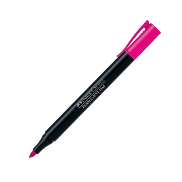 Bút đánh dấu vĩnh viễn pink (hồng) Faber 156428 - Faber-Castell