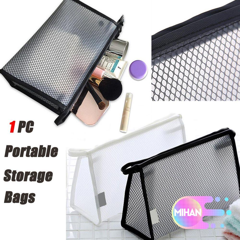 Túi đựng mỹ phẩm bằng PVC trong suốt chống thấm nước nhiều màu MIHAN1