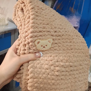 [khăn quàng cổ] Cuộn Len Đan Thủ Công diy Hình Gấu Nhỏ Dễ Thương