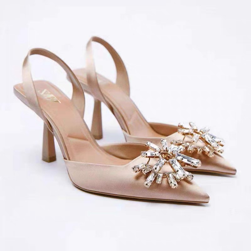 ORDER 🍂 ZARA GIÀY TAG ĐÁ MŨI NHỌN màu nude