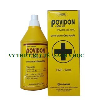 Dung dịch sát khuẩn cồn Povidon 500ml