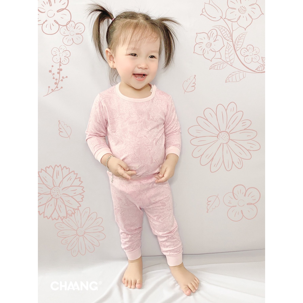 Chaang Bộ dài cúc vai Jungle nhiều màu cho bé AW2021D15