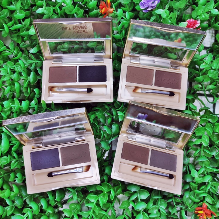 [Sỉ-Rẻ] Bột Tán Mày bền màu, lâu trôi Novo Kèm Cọ Và Gương [Lẻ-Sỉ]