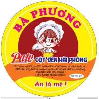 Pate cột đèn Hải Phòng 500gr❤SHIP HOẢ TỐC HÀ NỘI ❤  Pate đặc sản thơm ngon dinh dưỡng