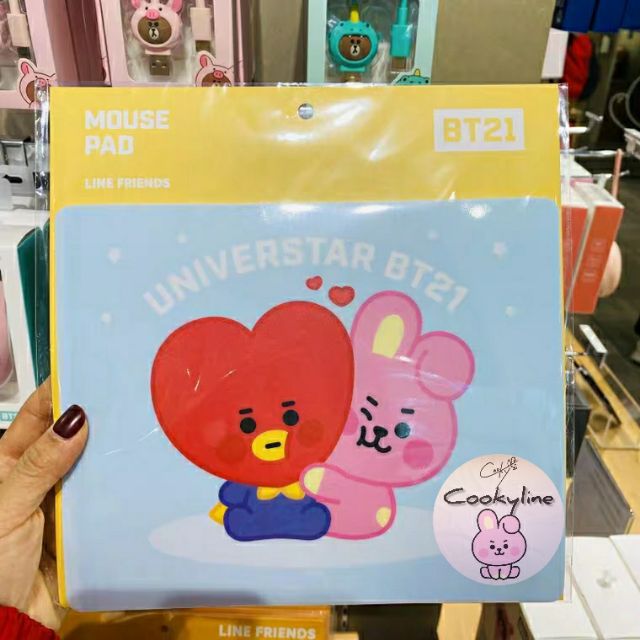 BT21 Official  MIẾNG LÓT CHUỘT PVC ROYCHE X BT21 HÀNG OFFICIAL