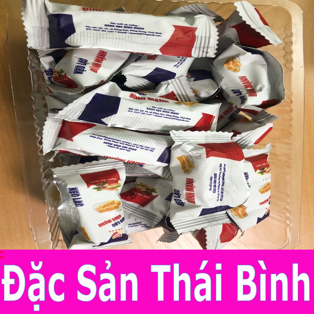 Kẹo Lạc Làng Nguyễn - Kẹo Lạc Thái Bình Đình Mạnh Cao Cấp Gói 300g