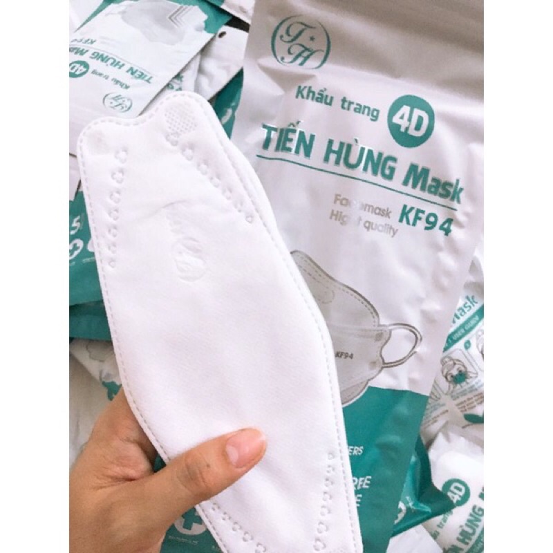 Khẩu trang KF94 chính hãng Tiến Hùng 4 lớp kháng khuẩn
