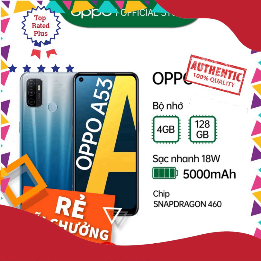 [ BẢO HÀNH 12 THÁNG ] Điện Thoại OPPO A53 (4GB/128GB) - Hàng Chính Hãng | WebRaoVat - webraovat.net.vn