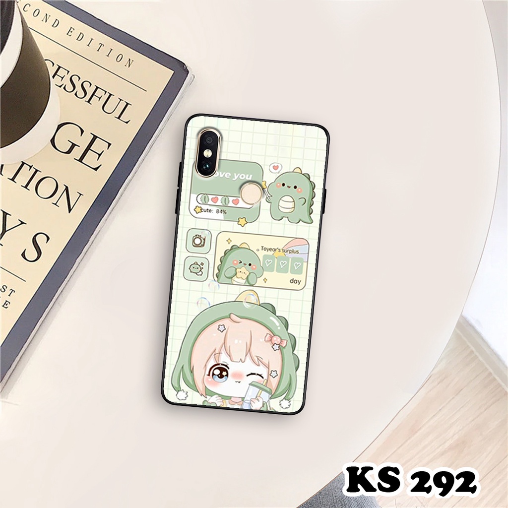 Ốp lưng Xiaomi Redmi Note 7 - Xiaomi Redmi Note 7 Pro - Ốp in hình khủng long,dinosaur - Lưng nhám viền TPU cap cấp