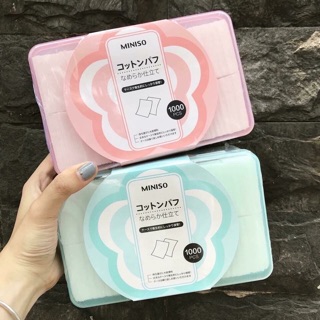 Bông tẩy trang Miniso Nhật 1000 miếng