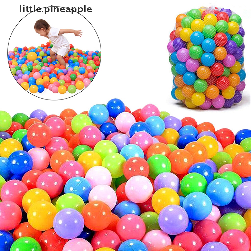 Set 100/200 quả bóng nhựa nhiều màu sắc cho bé chơi