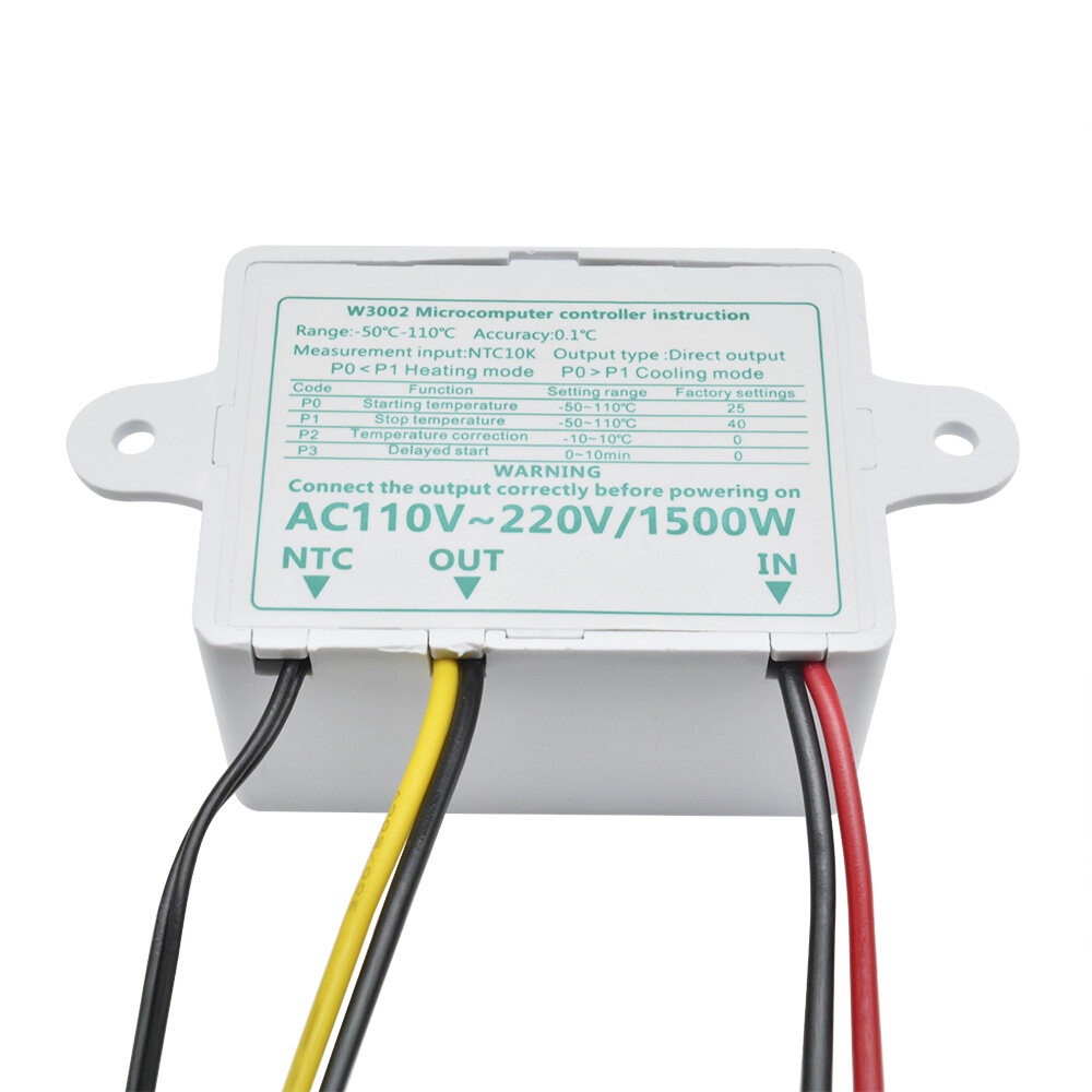 Bộ Điều Khiển Nhiệt Độ Kỹ Thuật Số Ziqucu XH-W3002 AC110-220V