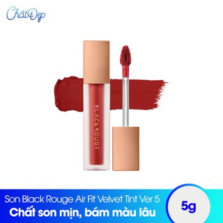 Son kem lì Black Rouge Air Fit Velvet Tint Ver 5