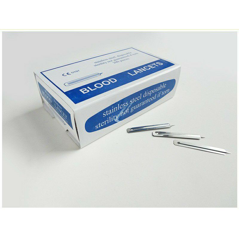 Kim lấy mụn – Kim chích máu Blood Lancet 5 cây