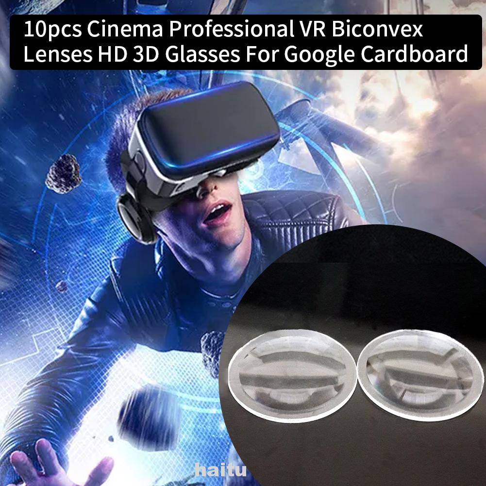 Set 10 Thấu Kính 3d Thay Thế Chuyên Dụng Cho Máy Ảnh Google Cardboard