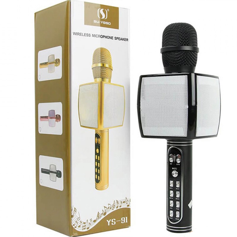 [Cực hay hàng loại 1] Micro không dây hát karaoke YS91 Bluetooth hát cực chất bảo hành đổi mới