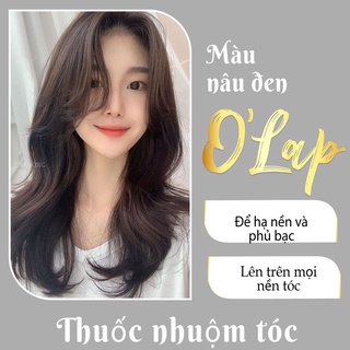 Thuốc nhuộm tóc nâu đen tự nhiên tại nhà chính hãng OLAP OL06