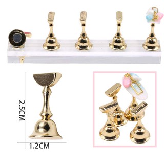 Đế cờ Nam Châm, đế Gắn móng để học nail - set *5 chiếc