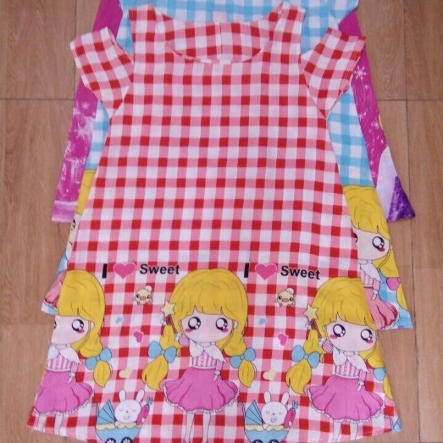 Váy lanh đại cho bé 7 đến 10 tuổi