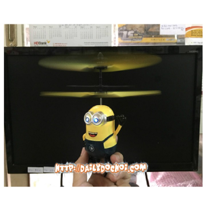 Minion bay cảm biến bằng tay cực dễ thương