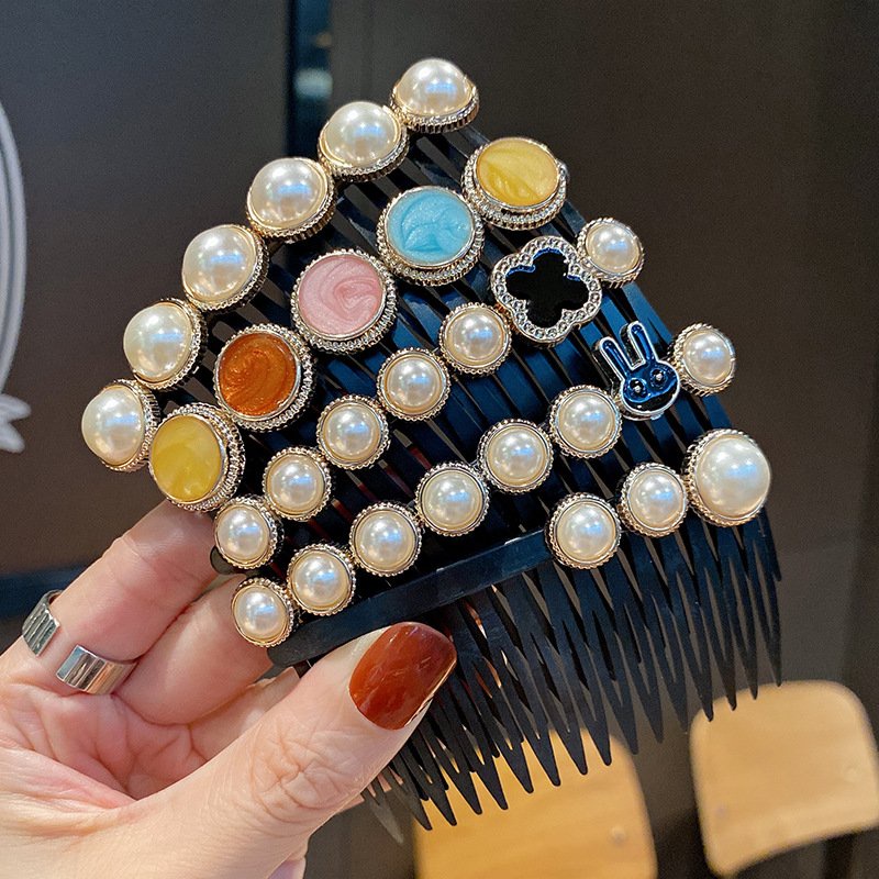 Cài Tóc Xước Tóc Cho Mẹ Và Bé Nhiều Màu Gắn Sticker Ngẫu Nhiên Phong Cách Hàn Quốc