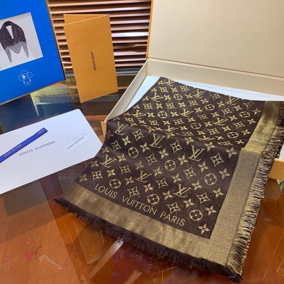 Khăn Choàng Đũi Lv Vuông 1.4m Mướt Mịn Và Sang Trọng Mẫu 5