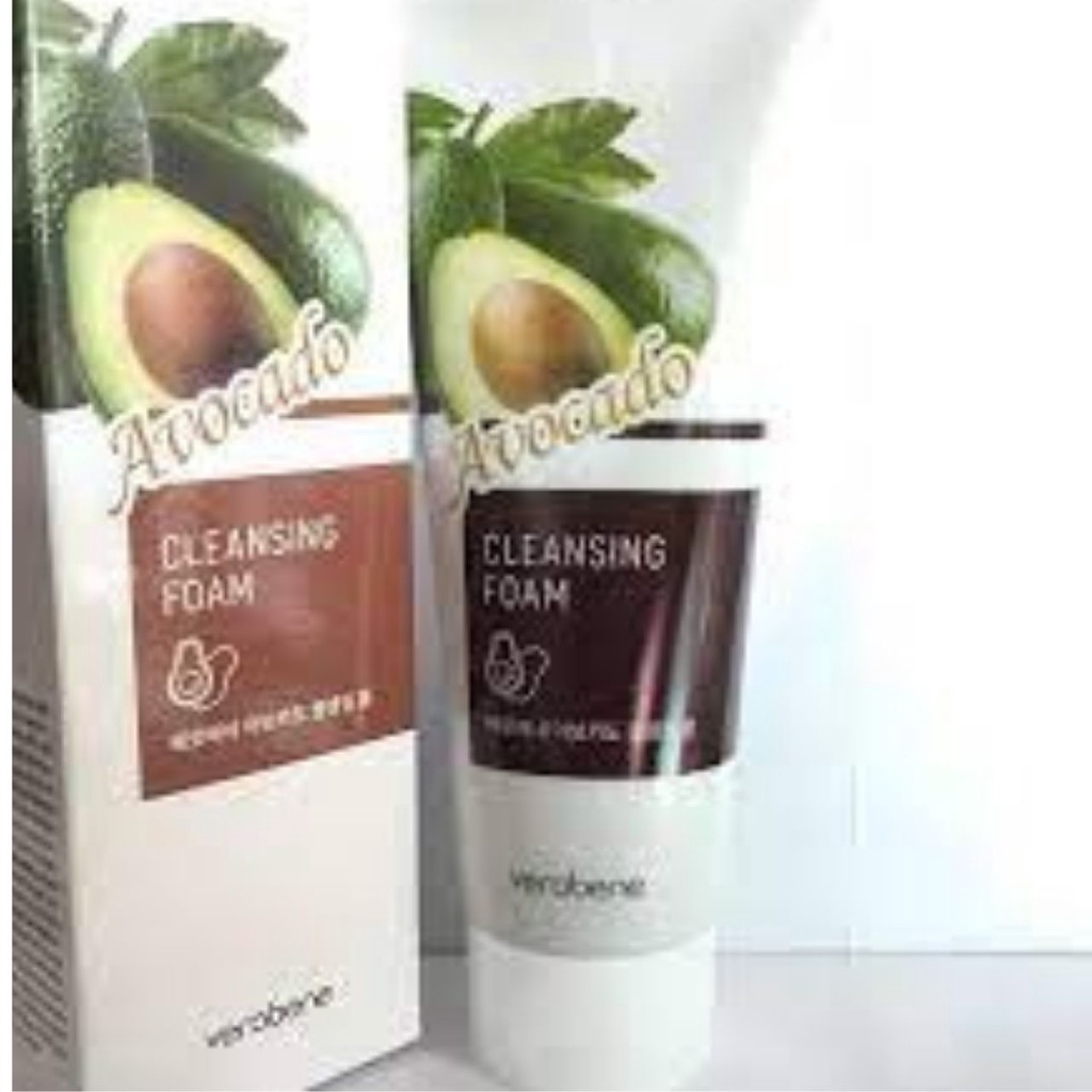 Sữa Rửa Mặt Bơ Verobene Avocado Cleansing Foam 150ml - [Chính Hãng Hàn Quốc] - Dùng Được Cho Cả Nam Và Nữ