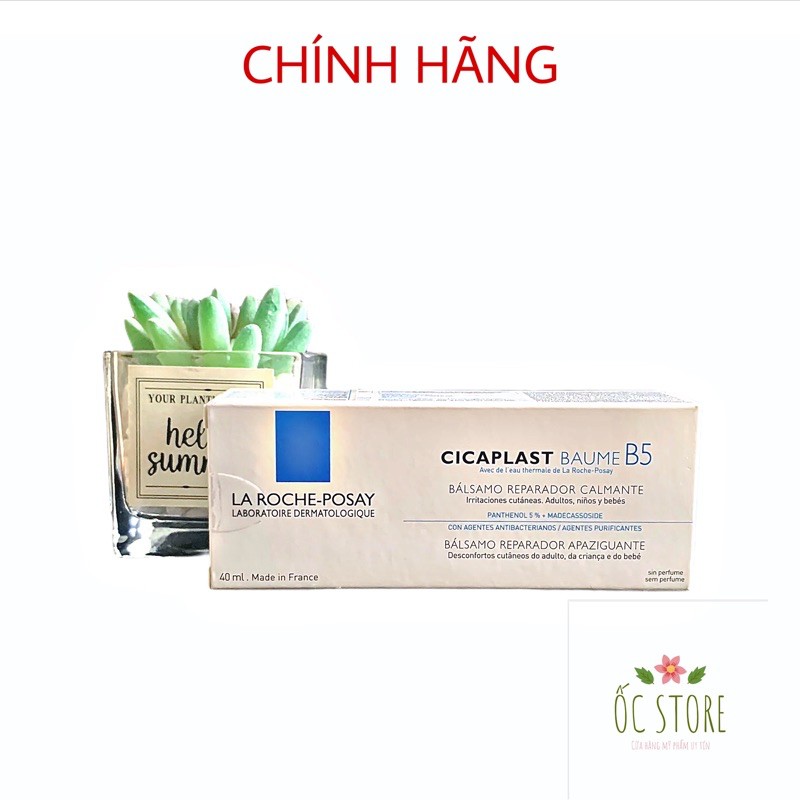 Kem Dưỡng B5 La Roche Posay Cicaplast Baume 40ml Dưỡng Ẩm Phục Hồi Da