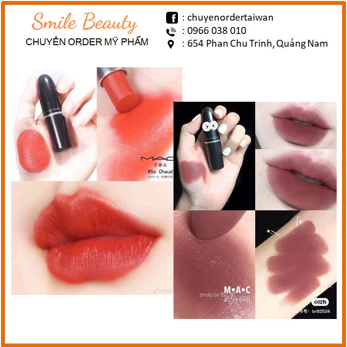 Son MAC dòng Powder Kiss Lipstick, Matte