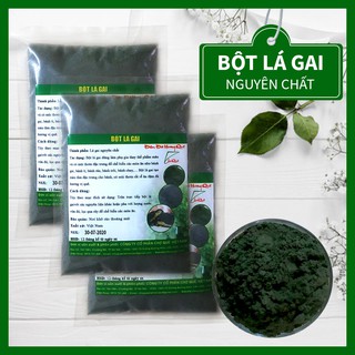 Bột Lá Gai Gói 150g Nguyên chất 100% từ lá gai khô chuyên dùng làm bánh gai đen, bánh ít lá gai